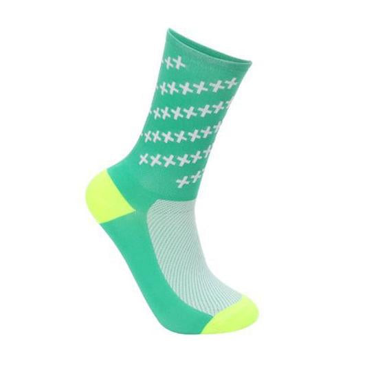 Mid Calf Socks Green