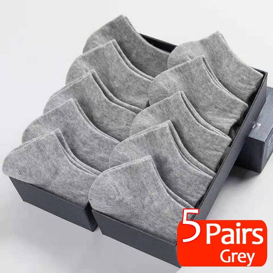 5 Pairs/lot Men's Socks Breathable Short Boat Socks BENNYS