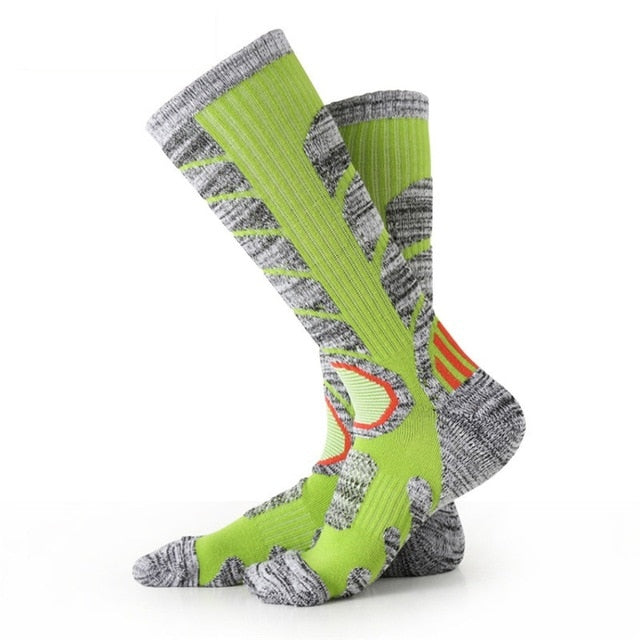 Thermal Ski Socks Thickened Heel/Sole Rubber Bands Keep Socks in Place