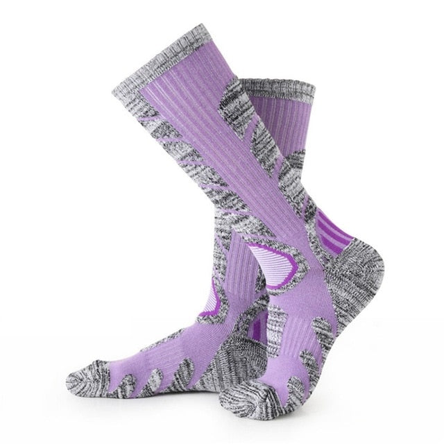 Thermal Ski Socks Thickened Heel/Sole Rubber Bands Keep Socks in Place