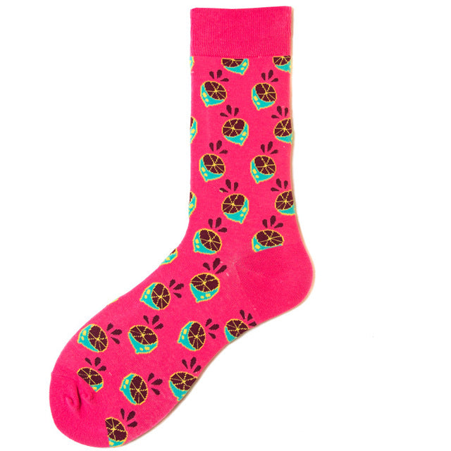 womens colorful crew socks