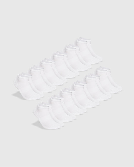 White Ankle Sock 12-Pack