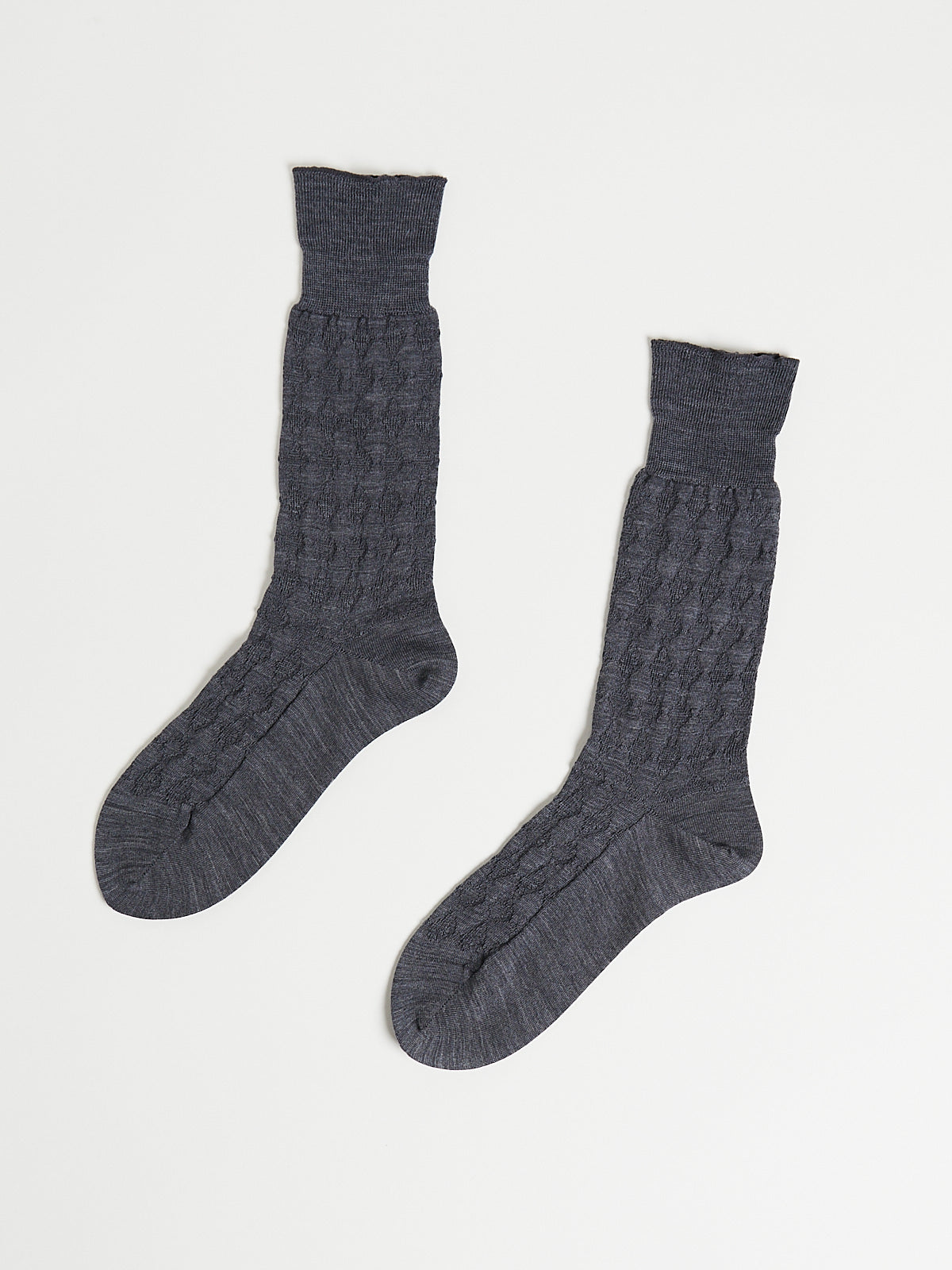 Super Merino Link Socks in Mix Grey