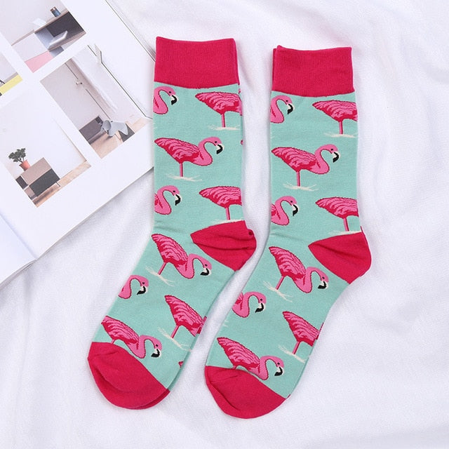 womens colorful crew socks