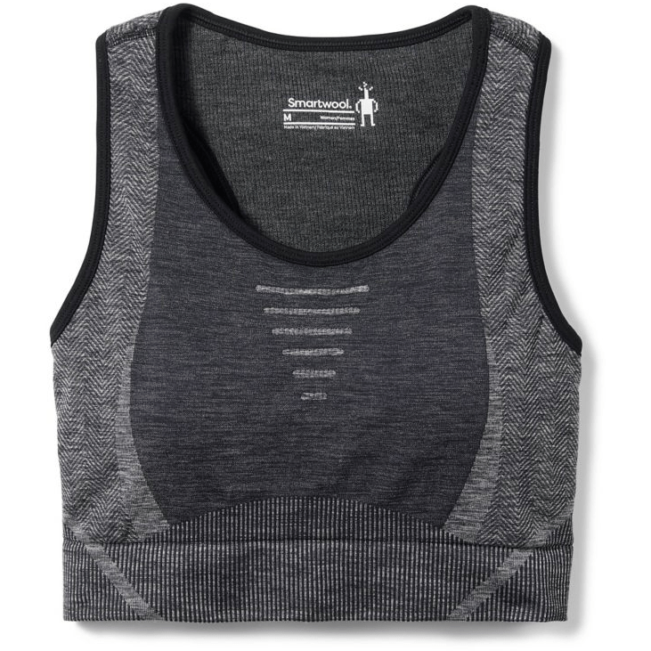 1 Womens Intraknit Racerback Bra  -  X-Small / Black Heather