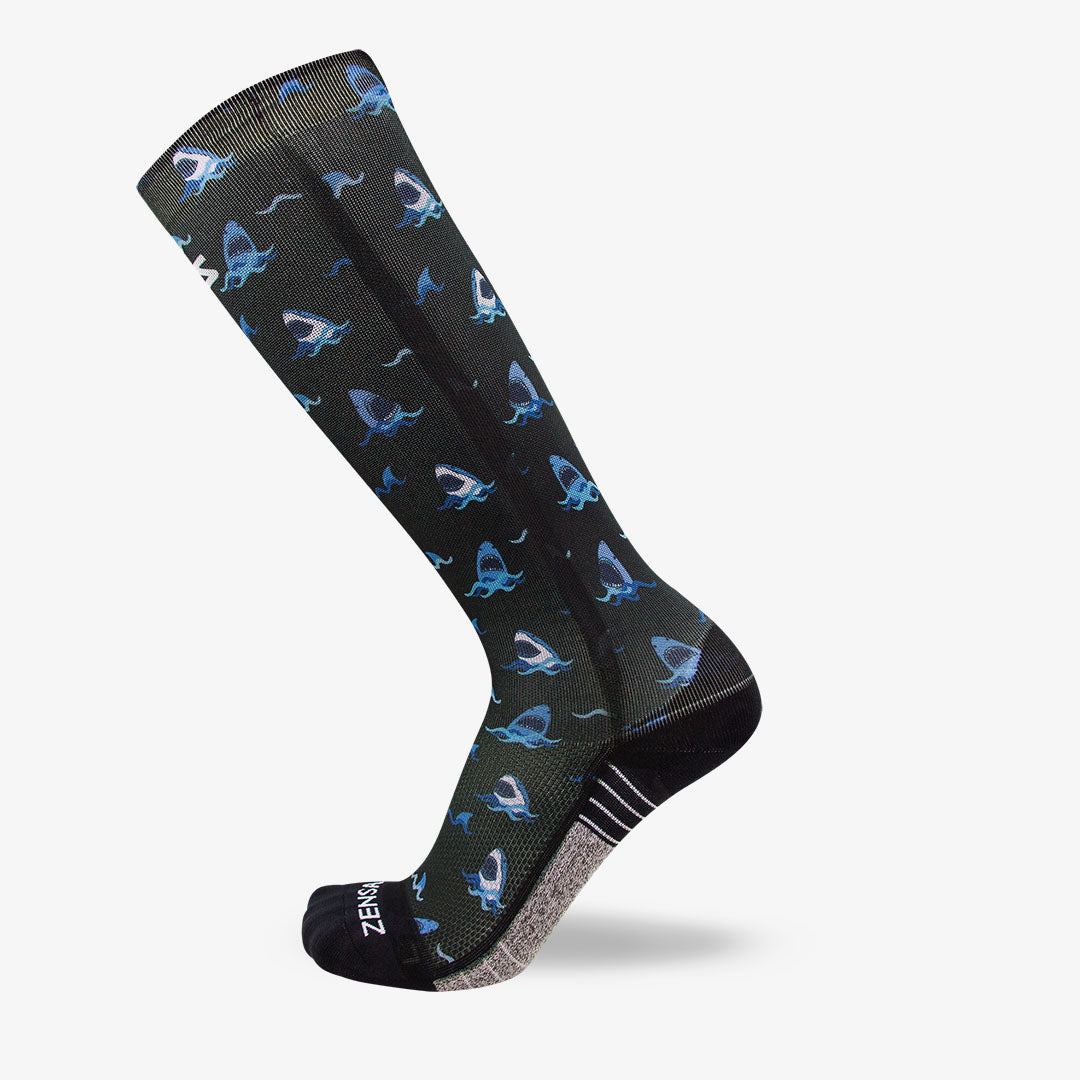 Sharks Compression Socks (Knee-High)