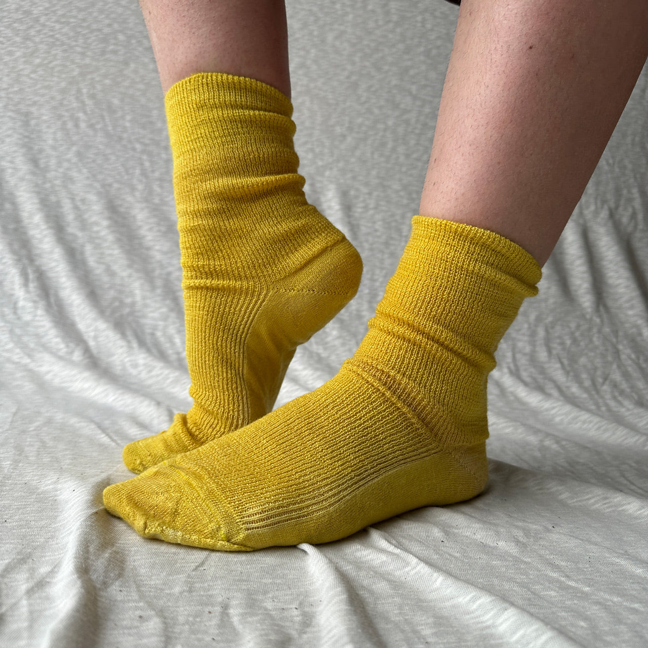 Plant Dyed Fine Organic Wool Socks (36-43)