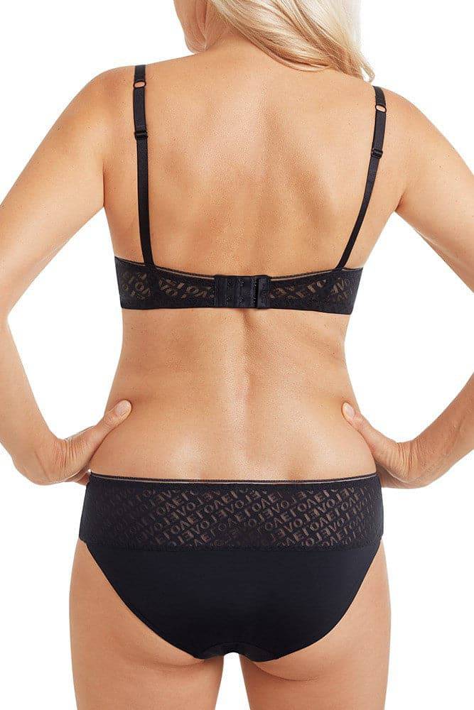 Amoena Be Yourself Underwired Bra - Black/Taupe