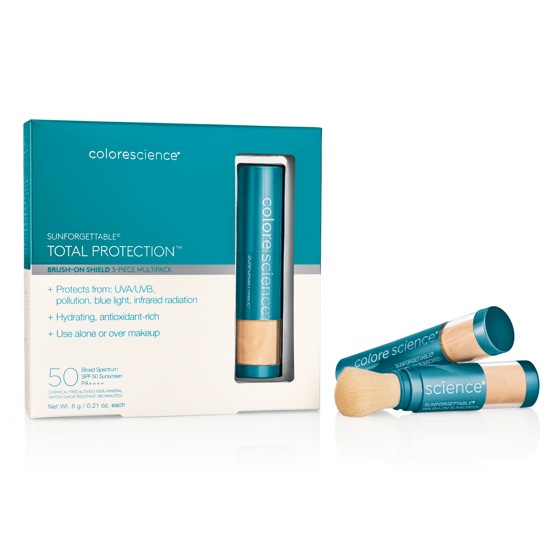 Sunforgettable® Total Protection™ Brush-on Shield SPF 50 Multipack || Fair