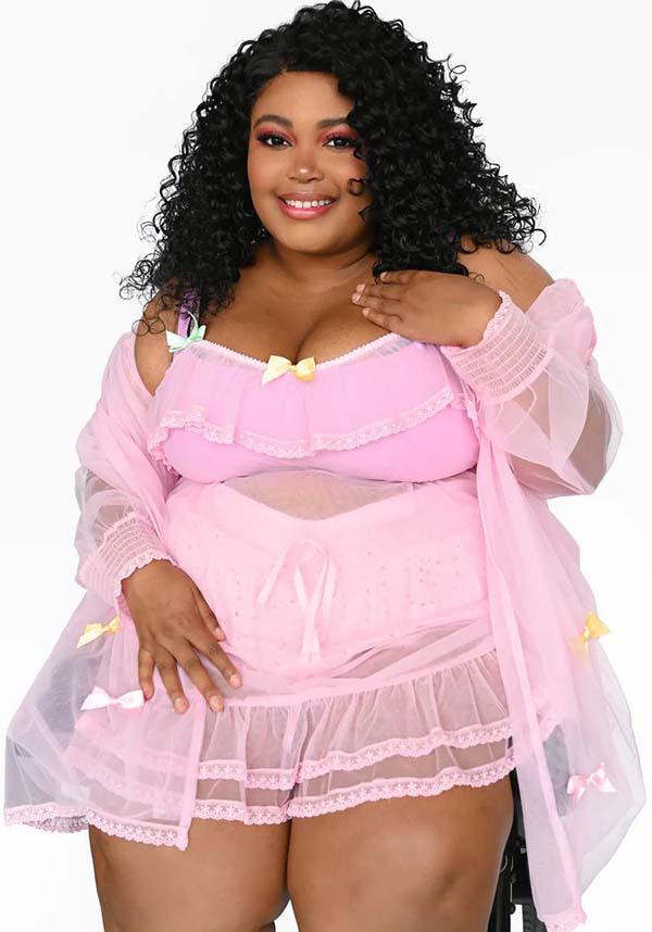 Powder Room [Pink] | BABYDOLL DRESS*