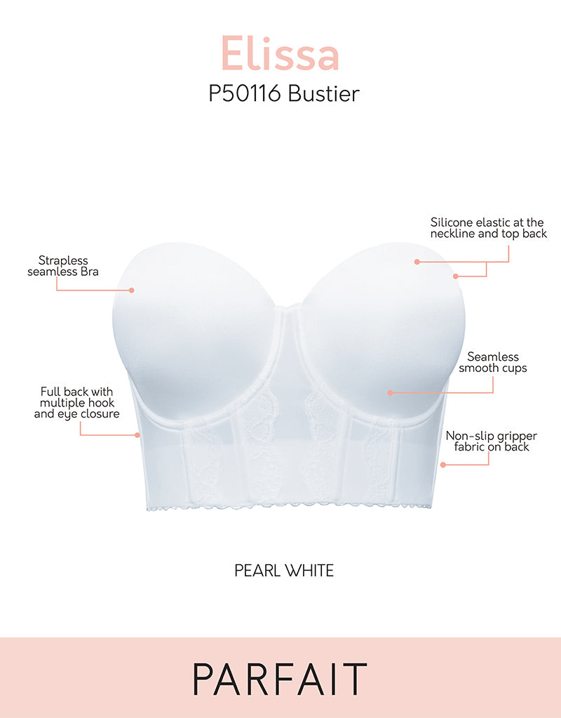 Parfait Elissa Bustier Pearl White