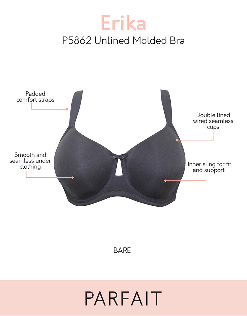 Parfait Erika Unlined Moulded Bra Black
