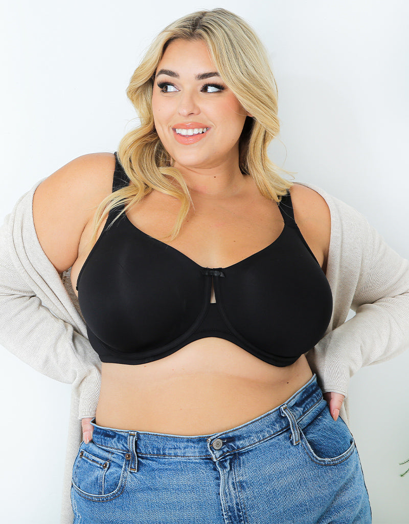 Parfait Erika Unlined Moulded Bra Black