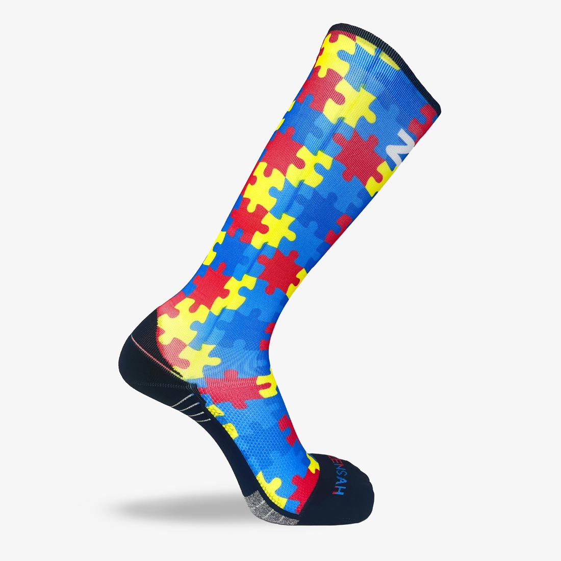 Puzzle Pieces Compression Socks (Knee-High)