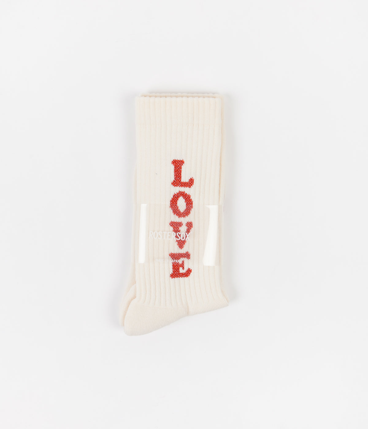 Rostersox Love Socks - White