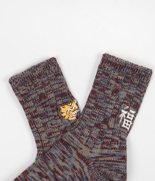 Rostersox Tiger Socks - Bordeaux