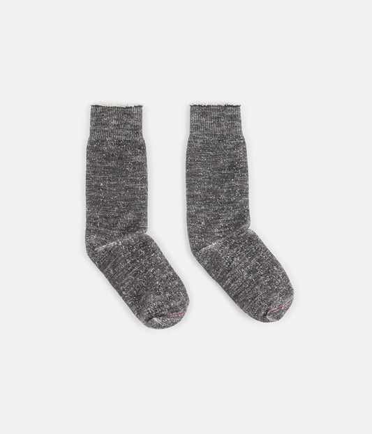 RoToTo Double Face Merino Blend Socks - Charcoal