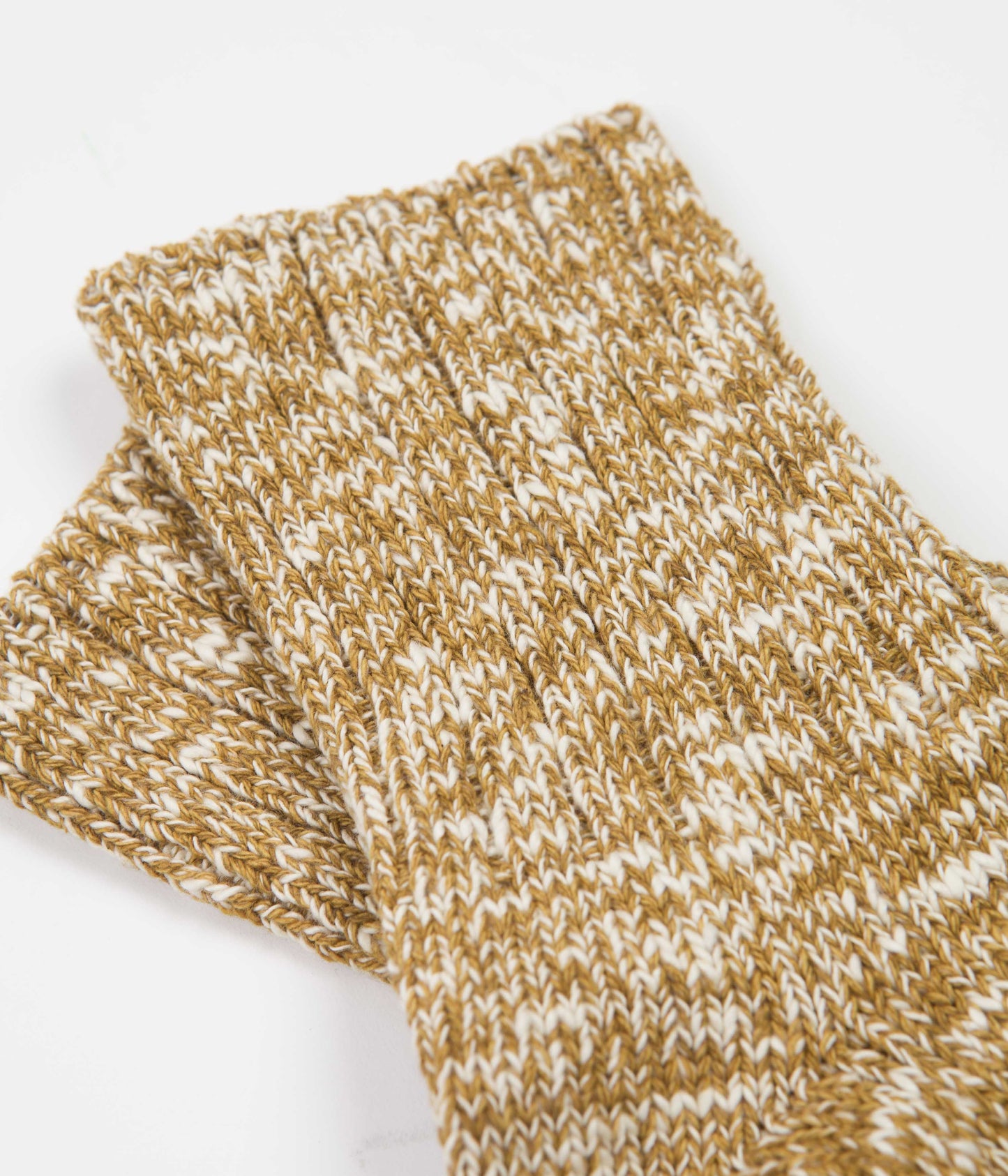 RoToTo Low Gauge Slub Socks - Mustard