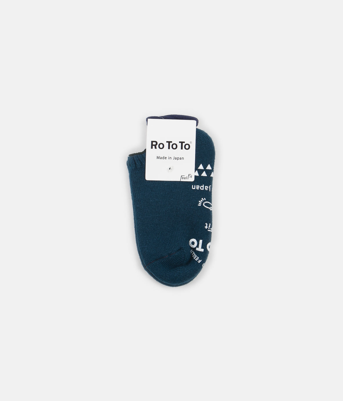 RoToTo Pile Slipper Socks - Blue Green