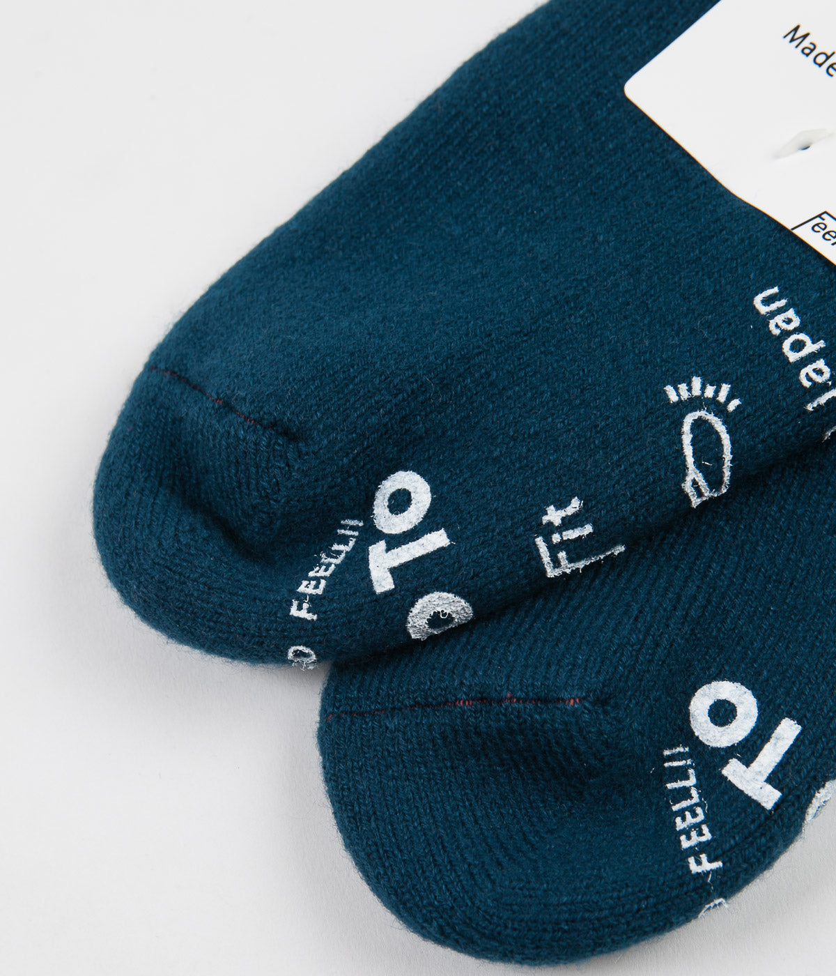 RoToTo Pile Slipper Socks - Blue Green