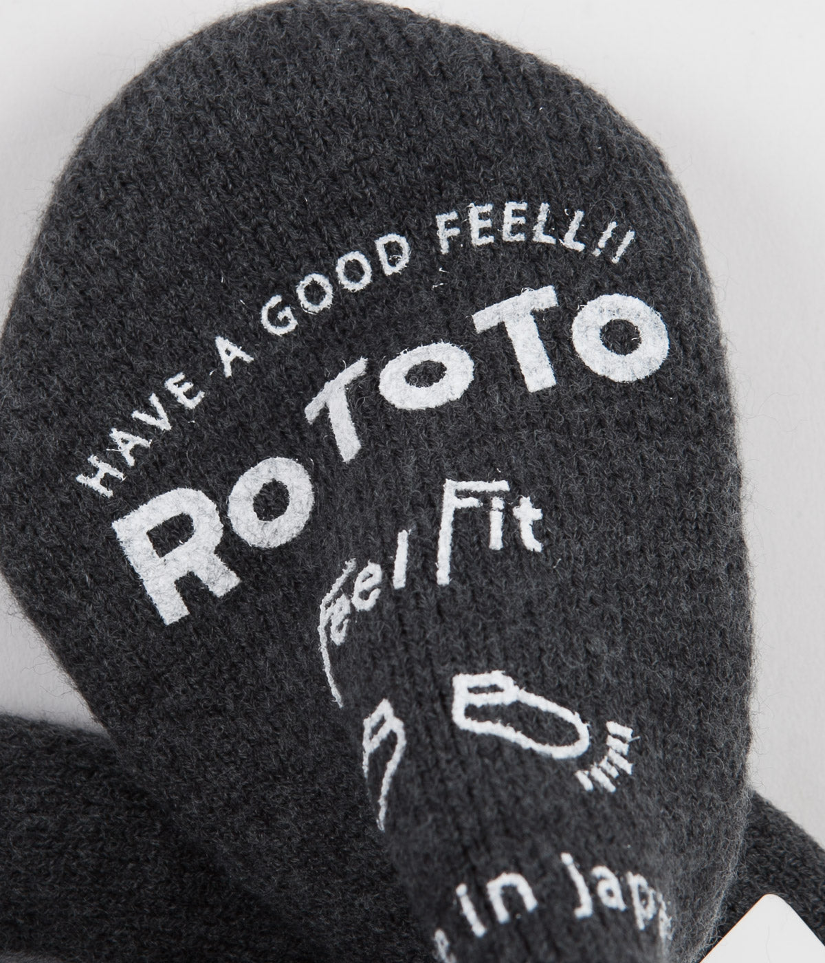 RoToTo Pile Slipper Socks - Charcoal