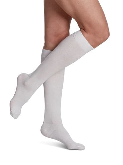 Sigvaris Women's Essential Cotton Knee High Compression Stocking 20-30mmHg