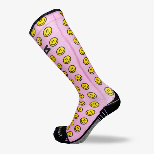 Smiley Faces Compression Socks (Knee-High)