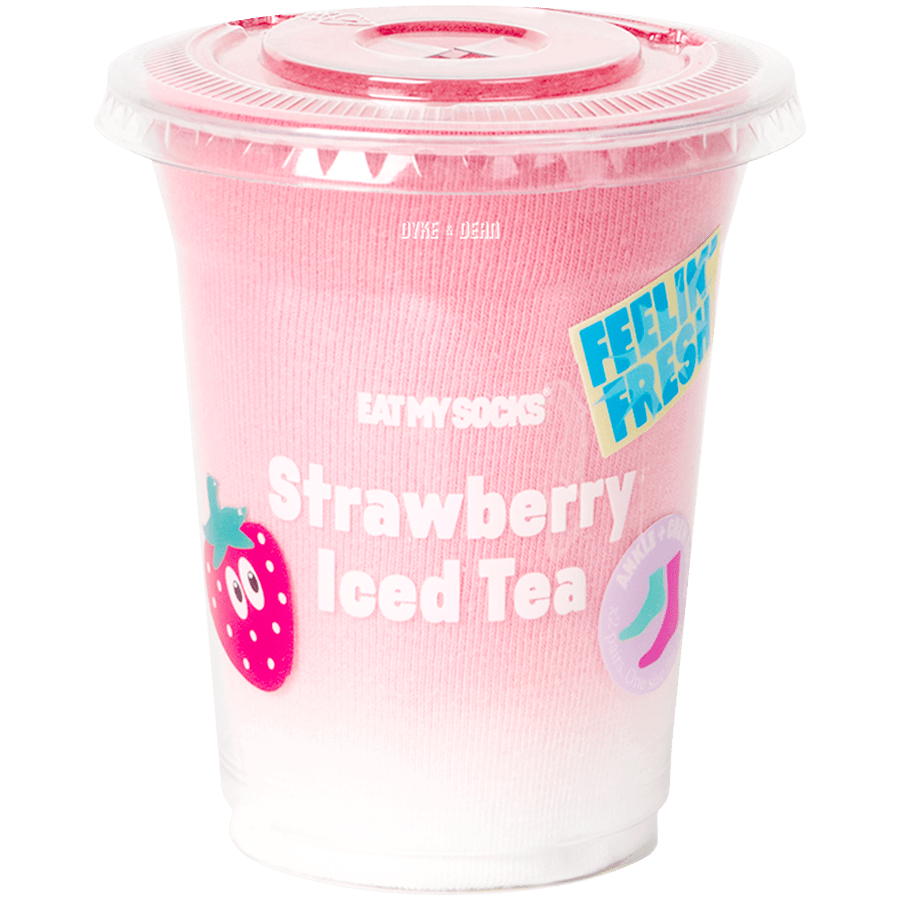 STRAWBERRY ICED TEA SOCKS - 2 PAIRS