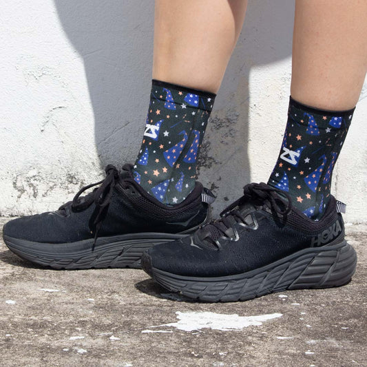 Wizard Hats Socks (Mini-Crew)